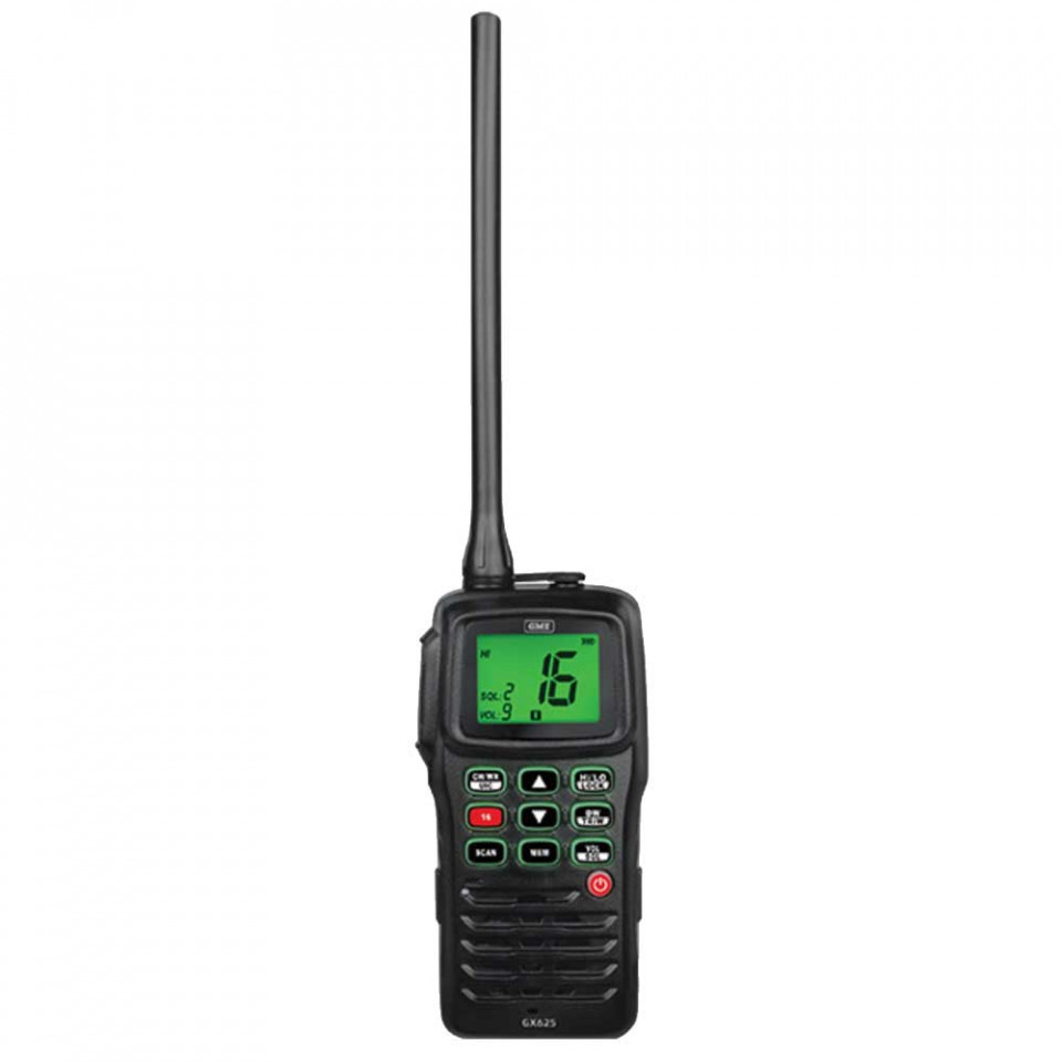 GME 5 WATT HANDHELD VHF MARINE RADIO